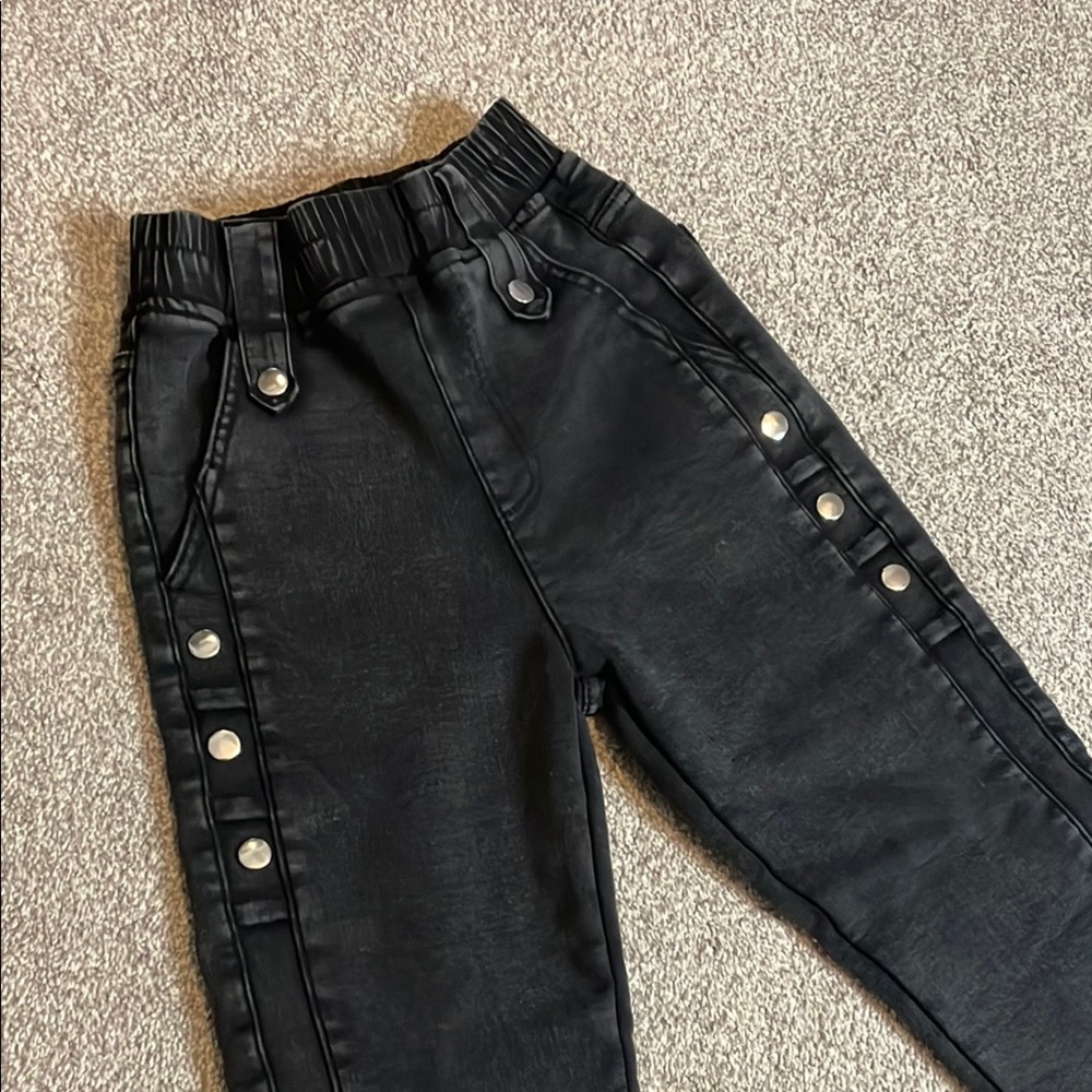Black Kids Sweatpant Jeans